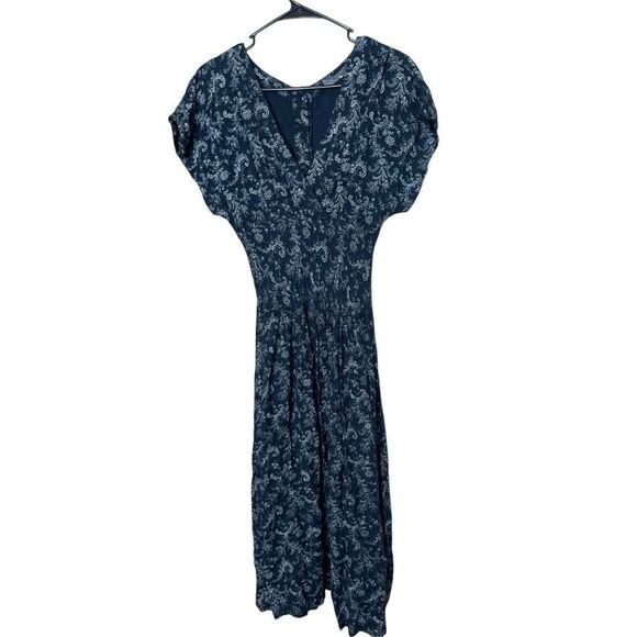 Vintage All That Jazz 90s Black Floral Print Maxi Dress Size XS/S - Picture 1 of 8
